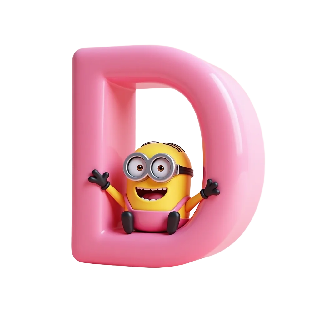 Minion's Adventure with Letter D